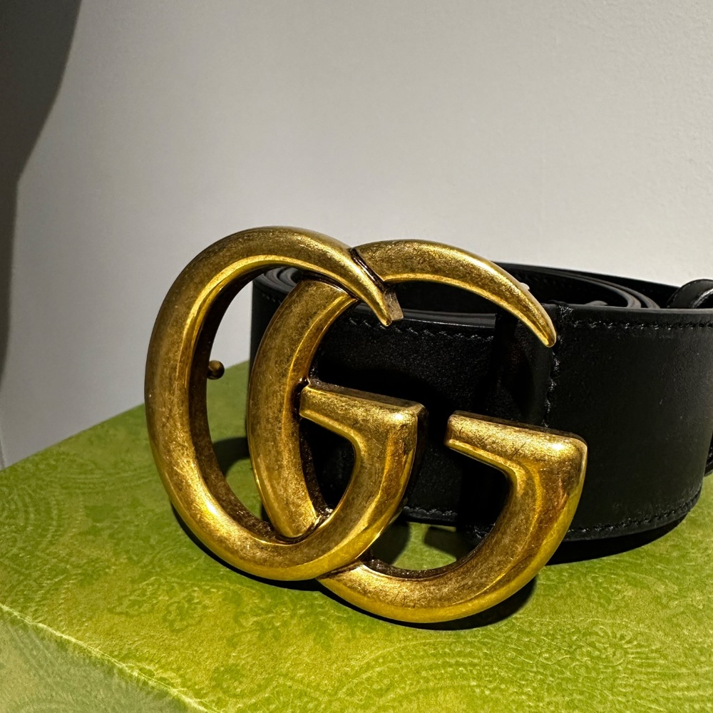 Gucci 2015 Re-Edition wide leather belt - Picture 8 of 9